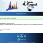 Tangkap layar pengesahan penerimaan aduan di E-Aduan Al-Masjidil.